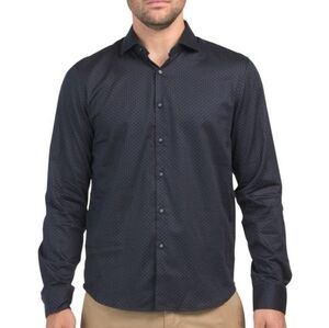 Denim & Flower Dark Blue Dress Shirt XL/44
